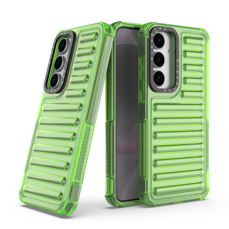 For Samsung Galaxy S25+ 5G High Transparency TPU Hybrid PC Airbag Phone Case(Transparent Green)
For Samsung Galaxy S25+ 5G High Transparency TPU Hybrid PC Airbag Phone Case(Transparent Green)