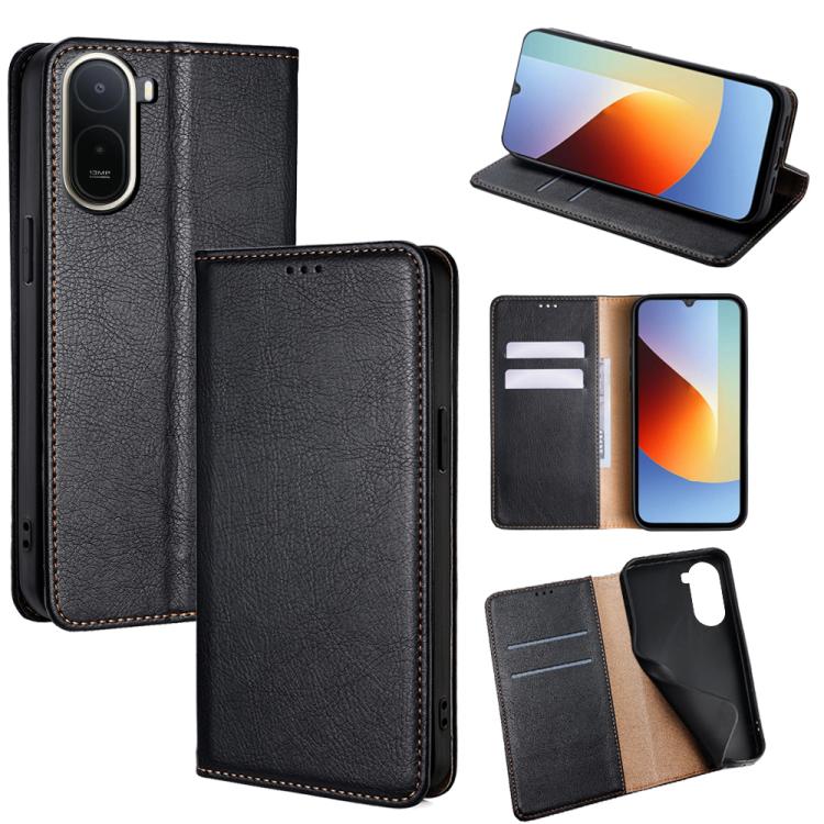 For Redmi A7 Pro 171mm / Poco C85x 5G Gloss Oil Solid Color Magnetic Leather Phone Case(Black)
For Redmi A7 Pro 171mm / Poco C85x 5G Gloss Oil Solid Color Magnetic Leather Phone Case(Black)