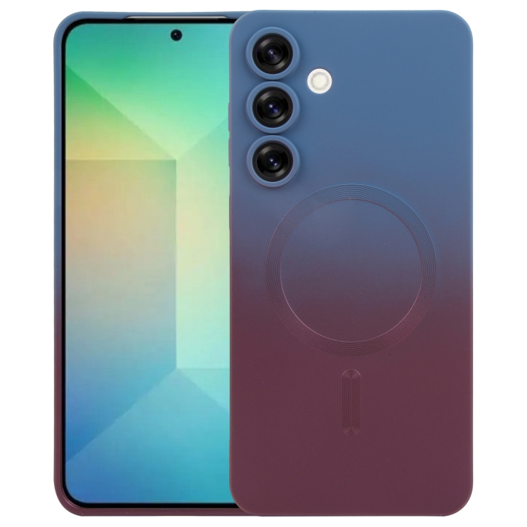 For Samsung Galaxy S25+ 5G Liquid TPU Silicone Gradient MagSafe Phone Case(Blue Purple)
For Samsung Galaxy S25+ 5G Liquid TPU Silicone Gradient MagSafe Phone Case(Blue Purple)