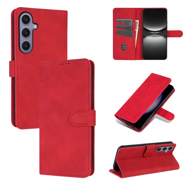 For Samsung Galaxy S25+ 5G AZNS Skin Feel Calf Texture Flip Leather Phone Case(Red)
For Samsung Galaxy S25+ 5G AZNS Skin Feel Calf Texture Flip Leather Phone Case(Red)