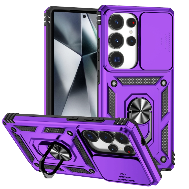 For Samsung Galaxy S25 Ultra 5G Sliding Camshield Holder Phone Case(Purple)
For Samsung Galaxy S25 Ultra 5G Sliding Camshield Holder Phone Case(Purple)