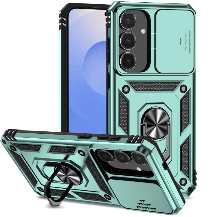 For Samsung Galaxy S25 FE 5G Sliding Camshield Holder Phone Case(Green)
For Samsung Galaxy S25 FE 5G Sliding Camshield Holder Phone Case(Green)