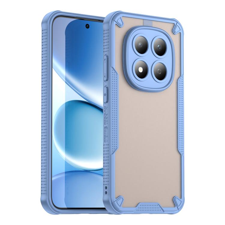For Redmi Note 15 Pro 5G Global 163.6mm Armor Glaze PC Hybrid TPU Phone Case(Blue)
For Redmi Note 15 Pro 5G Global 163.6mm Armor Glaze PC Hybrid TPU Phone Case(Blue)
