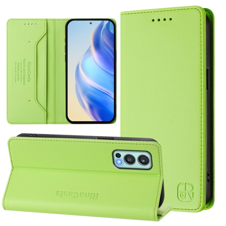 For OnePlus Nord 2 5G RC01 Dual-Folded Magnetic Suction RFID Leather Phone Case(Grass Green)
For OnePlus Nord 2 5G RC01 Dual-Folded Magnetic Suction RFID Leather Phone Case(Grass Green)