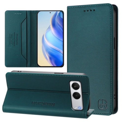 For OnePlus Nord 4 RC01 Dual-Folded Magnetic Suction RFID Leather Phone Case(Dark Green)
For OnePlus Nord 4 RC01 Dual-Folded Magnetic Suction RFID Leather Phone Case(Dark Green)