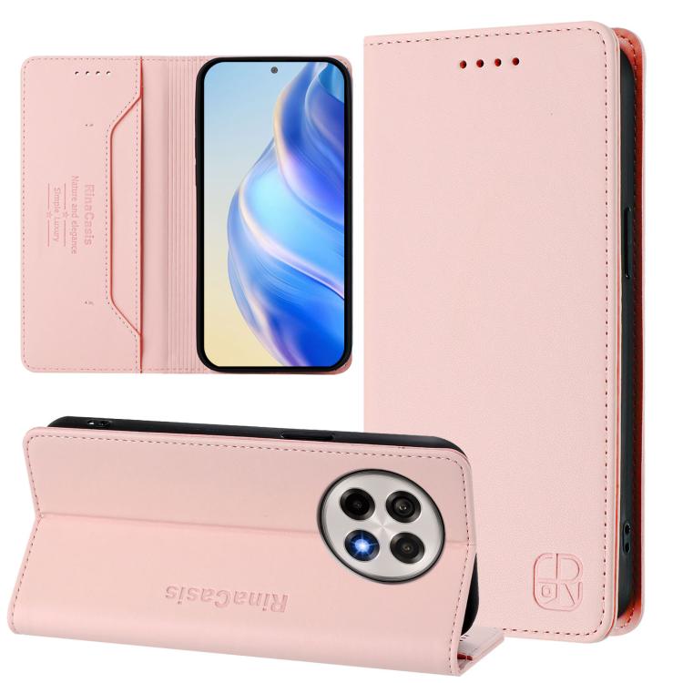 For OnePlus 13R / Ace 5 / Ace 5 Pro RC01 Dual-Folded Magnetic Suction RFID Leather Phone Case(Pink)
For OnePlus 13R / Ace 5 / Ace 5 Pro RC01 Dual-Folded Magnetic Suction RFID Leather Phone Case(Pink)