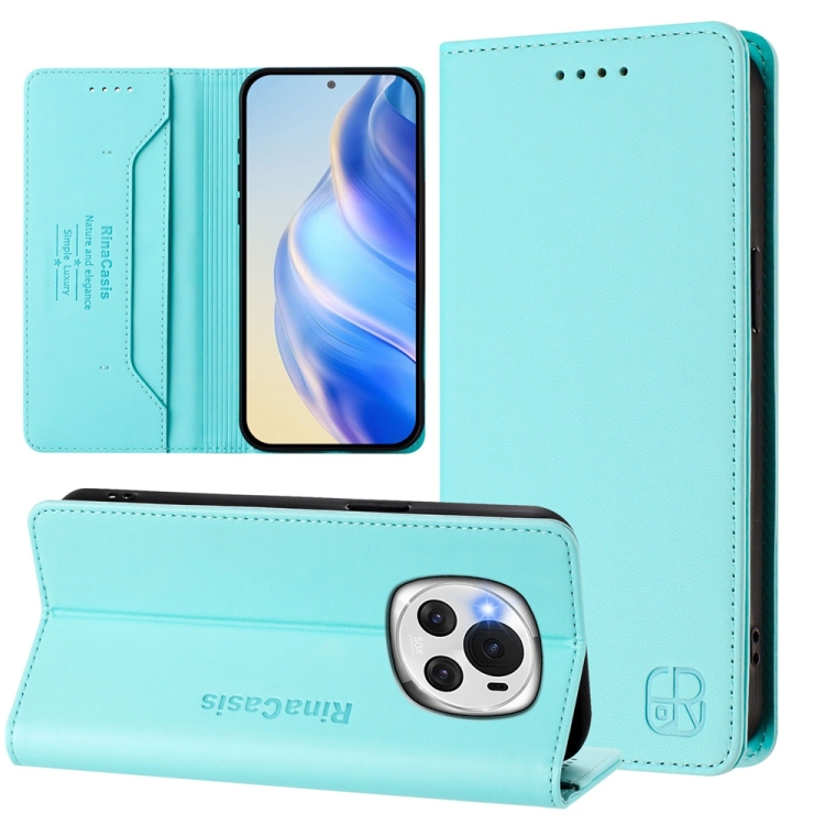 For Honor Magic6 Global RC01 Dual-Folded Magnetic Suction RFID Leather Phone Case(Mint Green)
For Honor Magic6 Global RC01 Dual-Folded Magnetic Suction RFID Leather Phone Case(Mint Green)