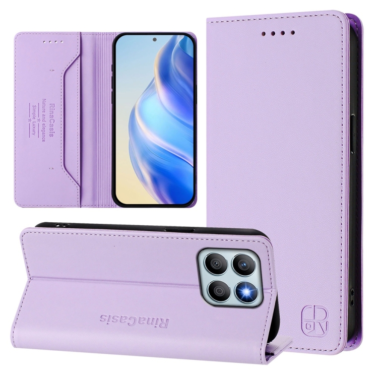 For Honor X8b Global RC01 Dual-Folded Magnetic Suction RFID Leather Phone Case(Light Purple)
For Honor X8b Global RC01 Dual-Folded Magnetic Suction RFID Leather Phone Case(Light Purple)