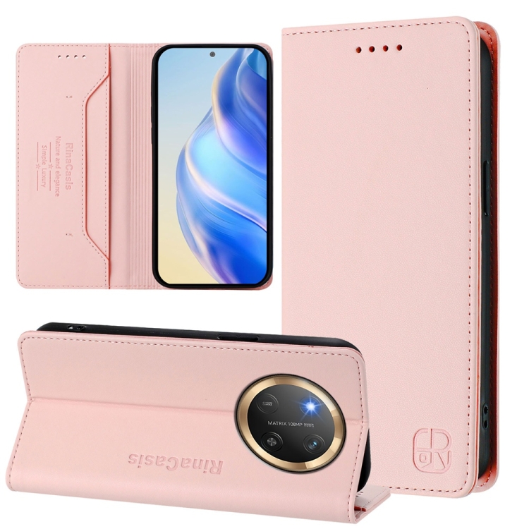 For Honor X9c Global RC01 Dual-Folded Magnetic Suction RFID Leather Phone Case(Pink)
For Honor X9c Global RC01 Dual-Folded Magnetic Suction RFID Leather Phone Case(Pink)