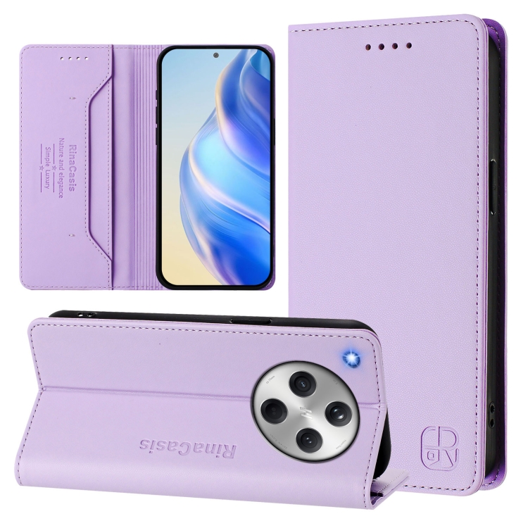 For OPPO Find X8 RC01 Dual-Folded Magnetic Suction RFID Leather Phone Case(Light Purple)
For OPPO Find X8 RC01 Dual-Folded Magnetic Suction RFID Leather Phone Case(Light Purple)