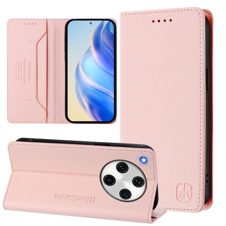 For OPPO Find X8 Pro RC01 Dual-Folded Magnetic Suction RFID Leather Phone Case(Pink)
For OPPO Find X8 Pro RC01 Dual-Folded Magnetic Suction RFID Leather Phone Case(Pink)