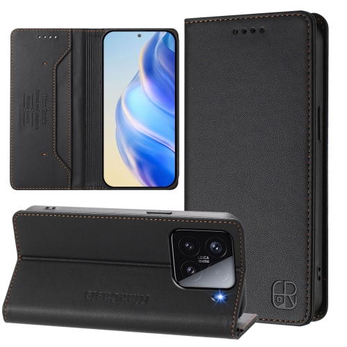 For Xiaomi 15 RC01 Dual-Folded Magnetic Suction RFID Leather Phone Case(Black)
For Xiaomi 15 RC01 Dual-Folded Magnetic Suction RFID Leather Phone Case(Black)
