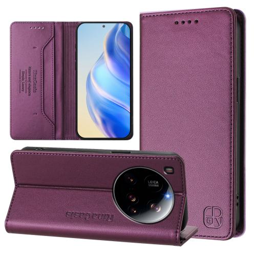 For Xiaomi 15 Ultra RC01 Dual-Folded Magnetic Suction RFID Leather Phone Case(Violet)
For Xiaomi 15 Ultra RC01 Dual-Folded Magnetic Suction RFID Leather Phone Case(Violet)