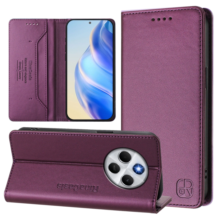 For Redmi 14C 4G / 14R 5G Global RC01 Dual-Folded Magnetic Suction RFID Leather Phone Case(Violet)
For Redmi 14C 4G / 14R 5G Global RC01 Dual-Folded Magnetic Suction RFID Leather Phone Case(Violet)