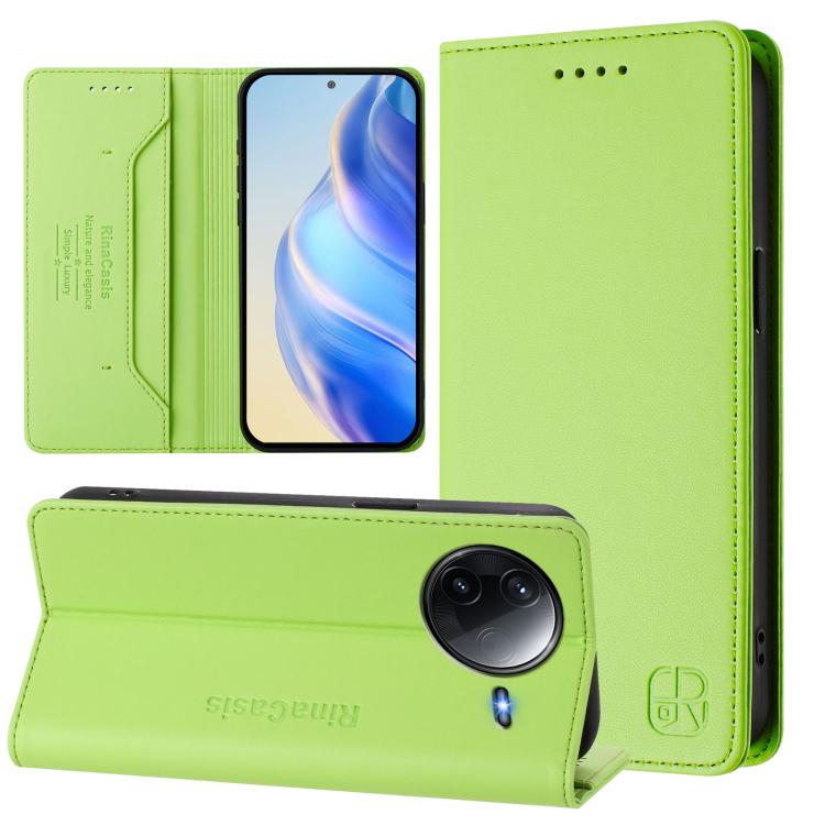 For Redmi K80 / K80 Pro RC01 Dual-Folded Magnetic Suction RFID Leather Phone Case(Grass Green)
For Redmi K80 / K80 Pro RC01 Dual-Folded Magnetic Suction RFID Leather Phone Case(Grass Green)