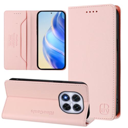 For Redmi Note 14 Pro 4G RC01 Dual-Folded Magnetic Suction RFID Leather Phone Case(Pink)
For Redmi Note 14 Pro 4G RC01 Dual-Folded Magnetic Suction RFID Leather Phone Case(Pink)