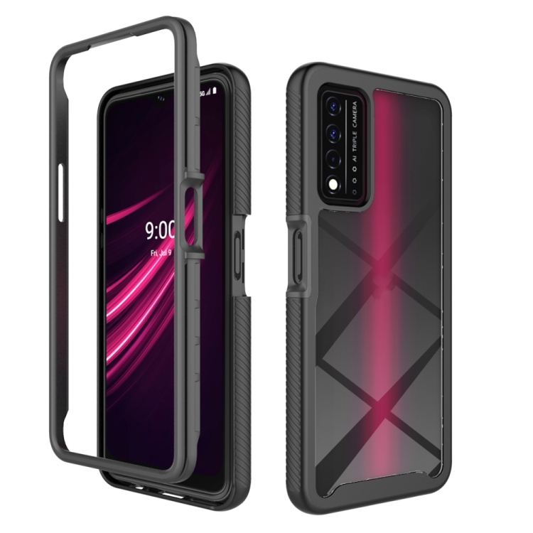 For T-Mobile REVVL V+ 5G Starry Sky Solid Color Shockproof TPU Clear PC Phone Case(Black)
For T-Mobile REVVL V+ 5G Starry Sky Solid Color Shockproof TPU Clear PC Phone Case(Black)
