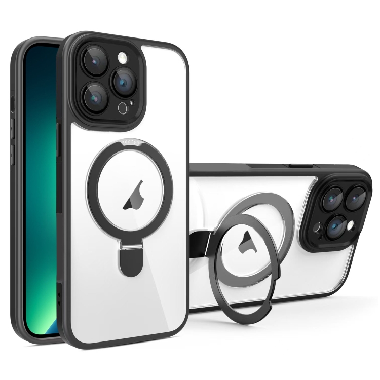 For iPhone 13 Pro Max Full Coverage Lens Film MagSafe Holder Transparent Phone Case(Black)
For iPhone 13 Pro Max Full Coverage Lens Film MagSafe Holder Transparent Phone Case(Black)