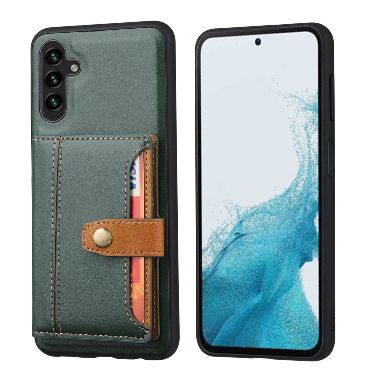 For Samsung Galaxy S25+ 5G Calfskin Card Slot TPU Hybrid PU Phone Case(Green)
For Samsung Galaxy S25+ 5G Calfskin Card Slot TPU Hybrid PU Phone Case(Green)
