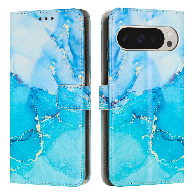 For Google Pixel 11 Pro XL Painted Marble Pattern Leather Phone Case(Blue Green)
For Google Pixel 11 Pro XL Painted Marble Pattern Leather Phone Case(Blue Green)