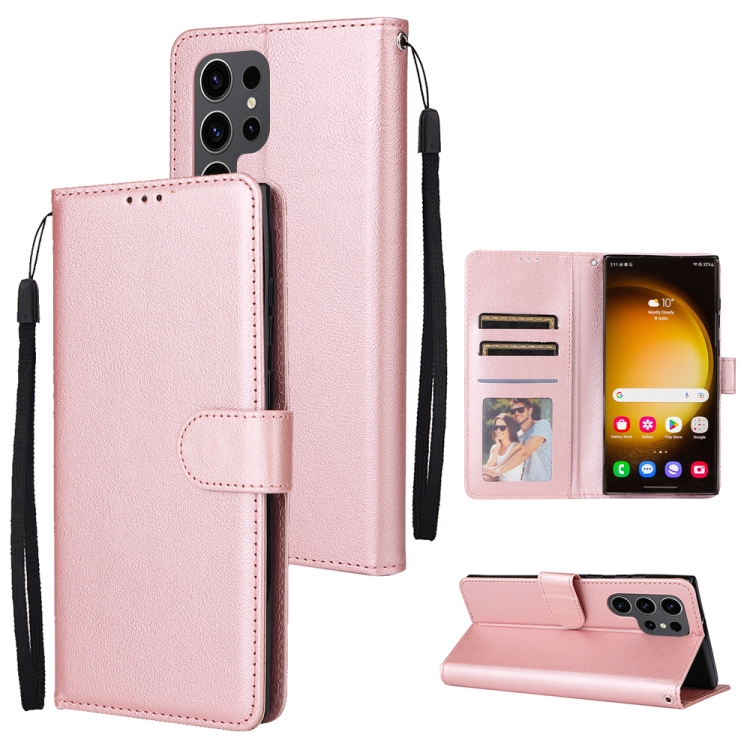 For Samsung Galaxy S25 Ultra 5G 3-Card Slots Multifunctional Leather Phone Case(Rose Gold)
For Samsung Galaxy S25 Ultra 5G 3-Card Slots Multifunctional Leather Phone Case(Rose Gold)