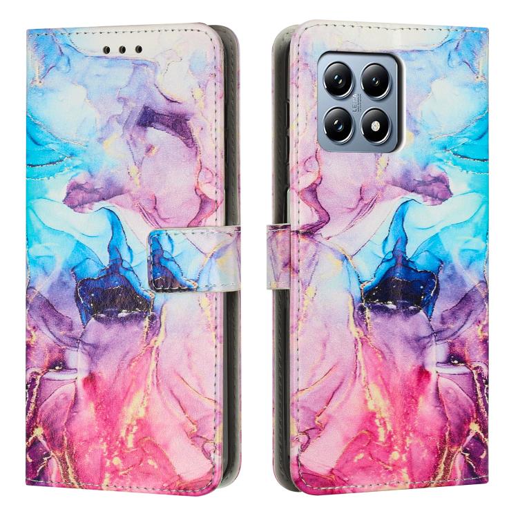 For Xiaomi 15T 5G Painted Marble Pattern Leather Phone Case(Pink Purple)
For Xiaomi 15T 5G Painted Marble Pattern Leather Phone Case(Pink Purple)