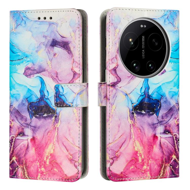 For Xiaomi 17 Ultra Painted Marble Pattern Leather Phone Case(Pink Purple)
For Xiaomi 17 Ultra Painted Marble Pattern Leather Phone Case(Pink Purple)
