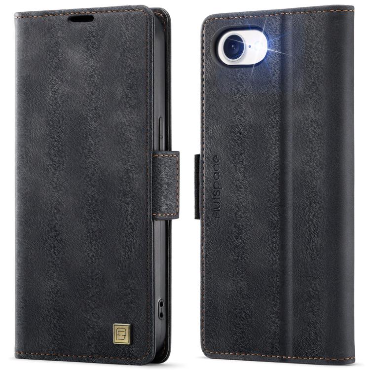 For iPhone 16e AutSpace A11 Side Buckle MagSafe Magnetic RFID Phone Leather Case(Black)
For iPhone 16e AutSpace A11 Side Buckle MagSafe Magnetic RFID Phone Leather Case(Black)