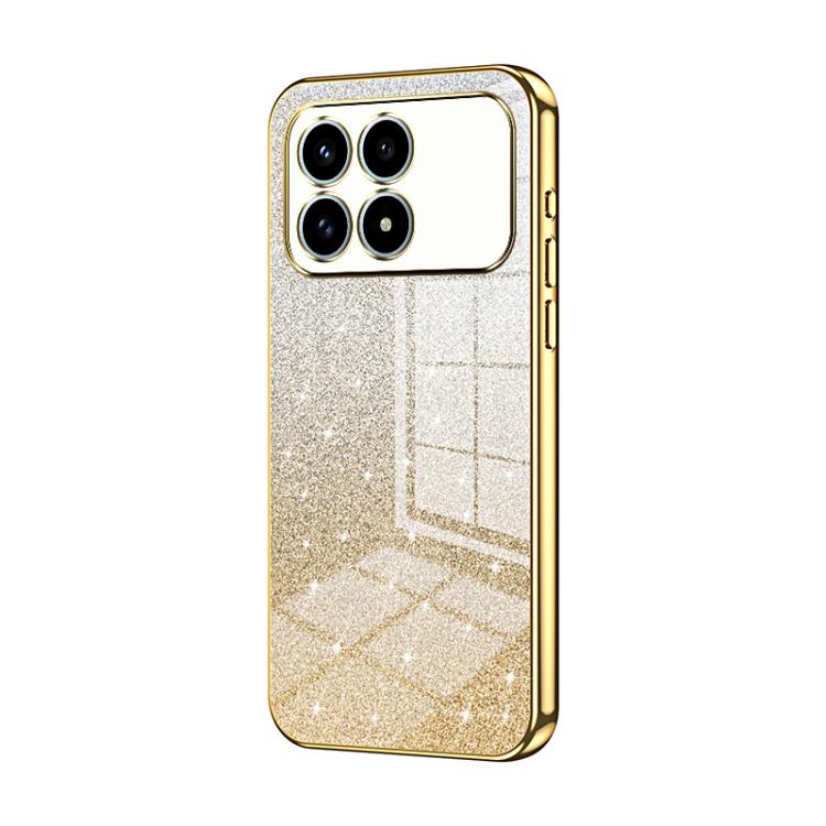 For Redmi K90 / Poco F8 Pro Gradient Glitter Powder Electroplated Phone Case(Gold)
For Redmi K90 / Poco F8 Pro Gradient Glitter Powder Electroplated Phone Case(Gold)