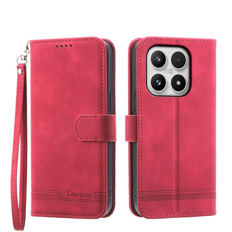 For Xiaomi 17 Dierfeng Dream Line TPU Hybrid PU Leather Phone Case(Red)
For Xiaomi 17 Dierfeng Dream Line TPU Hybrid PU Leather Phone Case(Red)