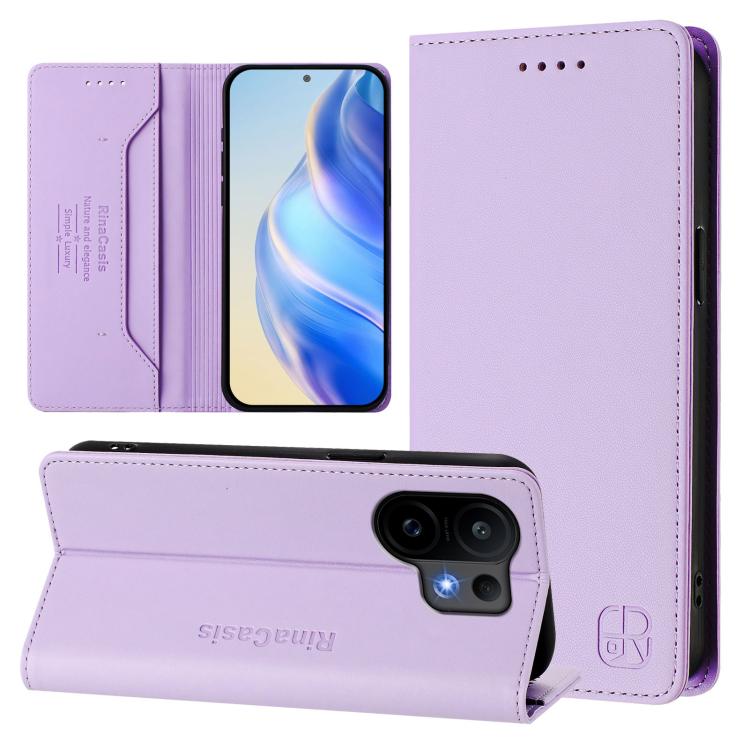 For vivo S30 RC01 Dual-Folded Magnetic Suction RFID Leather Phone Case(Light Purple)
For vivo S30 RC01 Dual-Folded Magnetic Suction RFID Leather Phone Case(Light Purple)