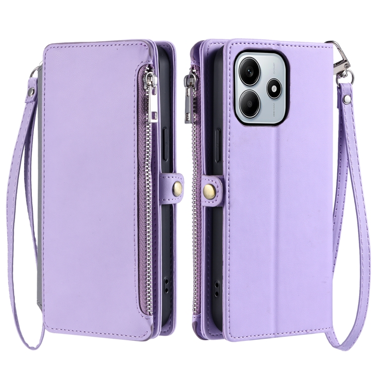 For Xiaomi Redmi Note 14 5G Leather Stitching Multi-card Slot Zipper Phone Case(Purple)
For Xiaomi Redmi Note 14 5G Leather Stitching Multi-card Slot Zipper Phone Case(Purple)