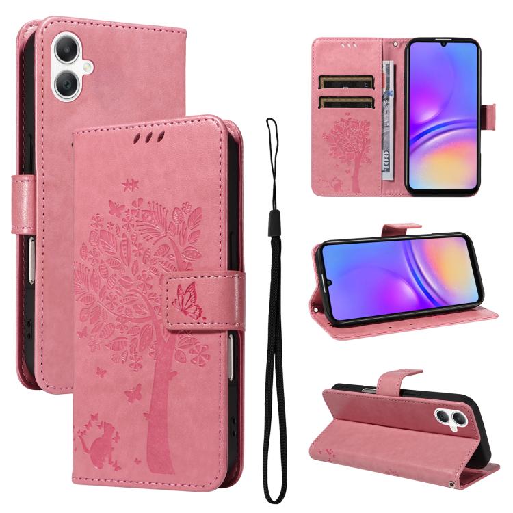 For Samsung Galaxy A07 5G Tree & Cat Embossed Pattern Flip Leather Phone Case(Pink)
For Samsung Galaxy A07 5G Tree & Cat Embossed Pattern Flip Leather Phone Case(Pink)