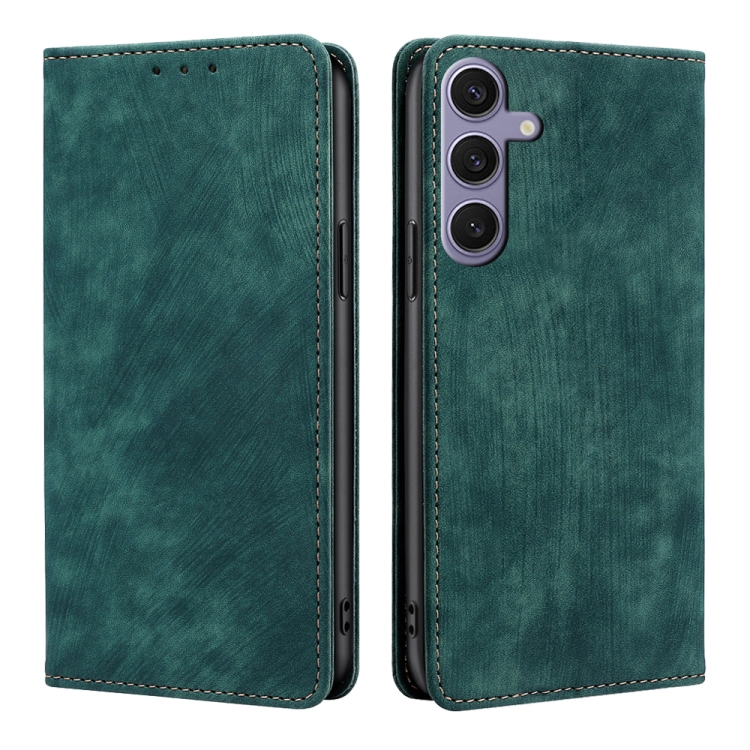 For Samsung Galaxy S25+ 5G RFID Anti-theft Brush Magnetic Leather Phone Case(Green)
For Samsung Galaxy S25+ 5G RFID Anti-theft Brush Magnetic Leather Phone Case(Green)