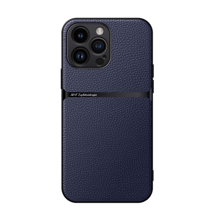 For iPhone 16 Pro Max Litchi Leather Magnetic Full Coverage Shockproof Phone Case(Navy Blue)
For iPhone 16 Pro Max Litchi Leather Magnetic Full Coverage Shockproof Phone Case(Navy Blue)