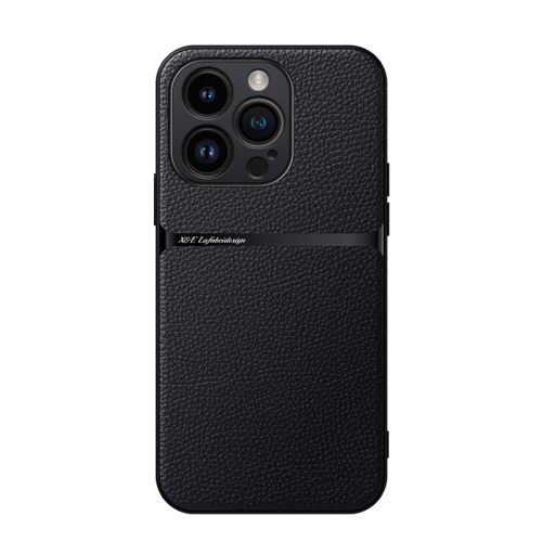For iPhone 15 Pro Litchi Leather Magnetic Full Coverage Shockproof Phone Case(Black)
For iPhone 15 Pro Litchi Leather Magnetic Full Coverage Shockproof Phone Case(Black)
