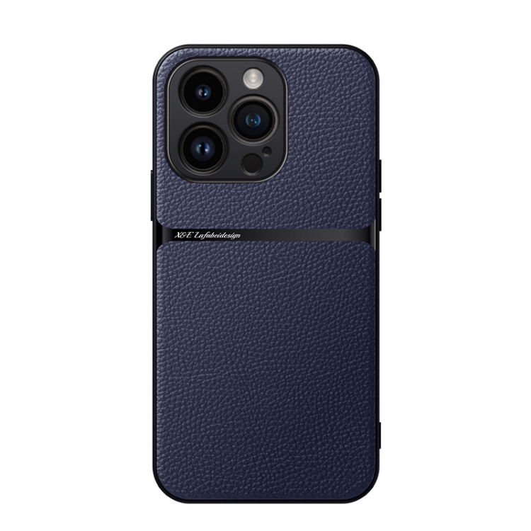 For iPhone 14 Pro Litchi Leather Magnetic Full Coverage Shockproof Phone Case(Navy Blue)
For iPhone 14 Pro Litchi Leather Magnetic Full Coverage Shockproof Phone Case(Navy Blue)
