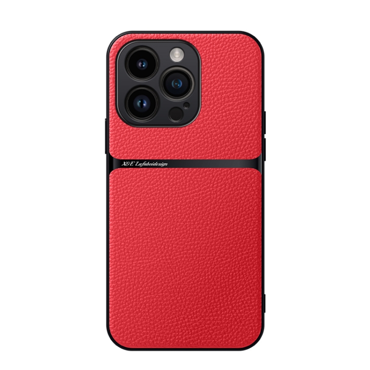 For iPhone 13 Pro Litchi Leather Magnetic Full Coverage Shockproof Phone Case(Red)
For iPhone 13 Pro Litchi Leather Magnetic Full Coverage Shockproof Phone Case(Red)