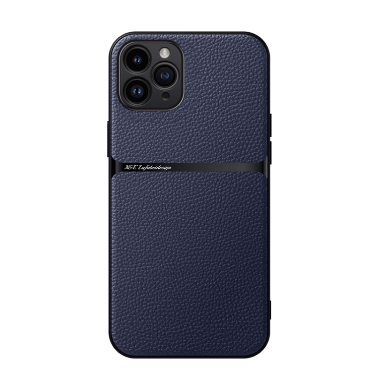 For iPhone 11 Pro Litchi Leather Magnetic Full Coverage Shockproof Phone Case(Navy Blue)
For iPhone 11 Pro Litchi Leather Magnetic Full Coverage Shockproof Phone Case(Navy Blue)