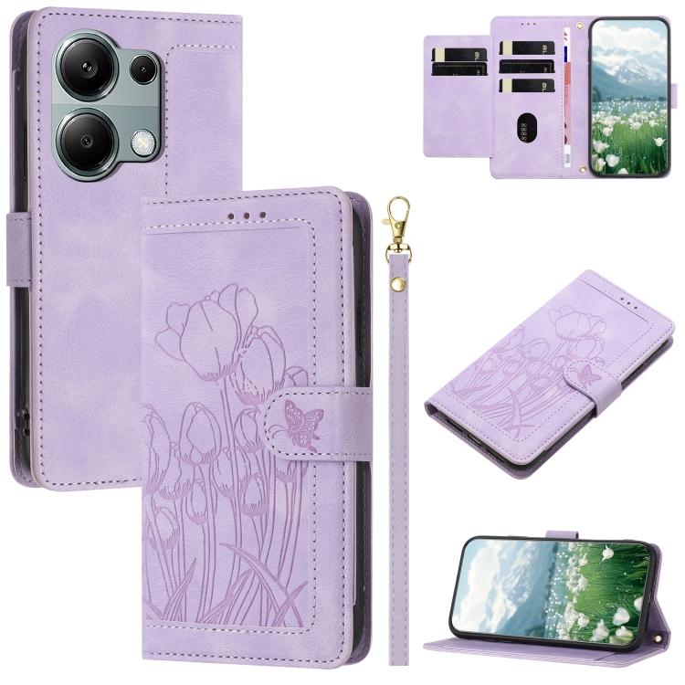 For Redmi Note 13 Pro 5G Tulips Embossed Leather Phone Case with Lanyard(Purple)
For Redmi Note 13 Pro 5G Tulips Embossed Leather Phone Case with Lanyard(Purple)