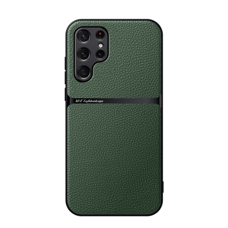 For Samsung Galaxy S22 Ultra 5G Litchi Leather Magnetic Full Coverage Shockproof Phone Case(Green)
For Samsung Galaxy S22 Ultra 5G Litchi Leather Magnetic Full Coverage Shockproof Phone Case(Green)
