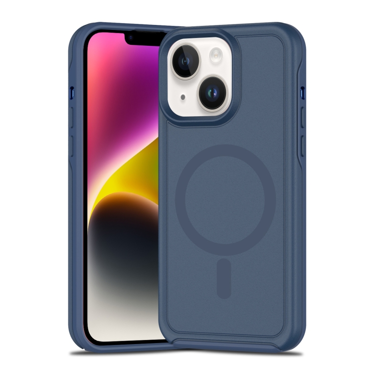 For iPhone 14 Plus Shockproof MagSafe Armor PC Hybrid TPU Phone Case(Ink Blue)
For iPhone 14 Plus Shockproof MagSafe Armor PC Hybrid TPU Phone Case(Ink Blue)