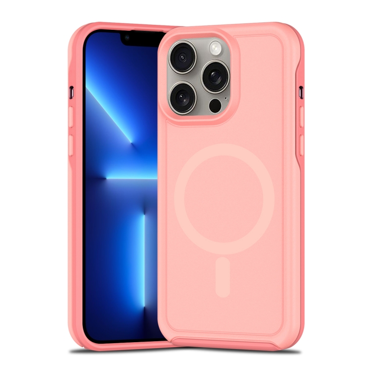 For iPhone 13 Pro Shockproof MagSafe Armor PC Hybrid TPU Phone Case(Light Pink+Coral Red)
For iPhone 13 Pro Shockproof MagSafe Armor PC Hybrid TPU Phone Case(Light Pink+Coral Red)