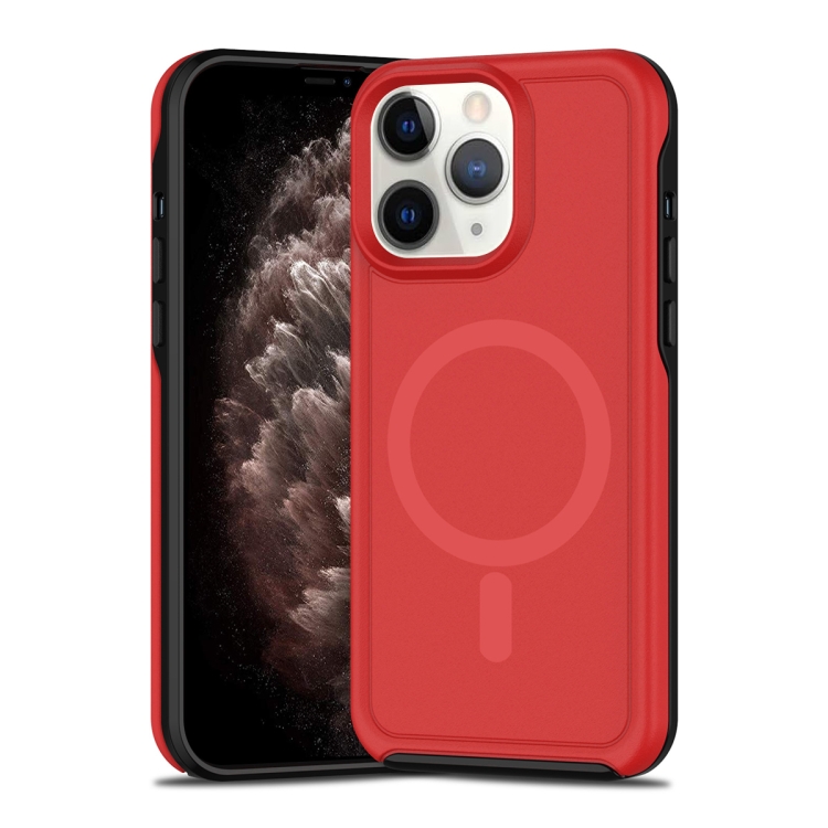 For iPhone 11 Pro Max Shockproof MagSafe Armor PC Hybrid TPU Phone Case(Red+Black)
For iPhone 11 Pro Max Shockproof MagSafe Armor PC Hybrid TPU Phone Case(Red+Black)