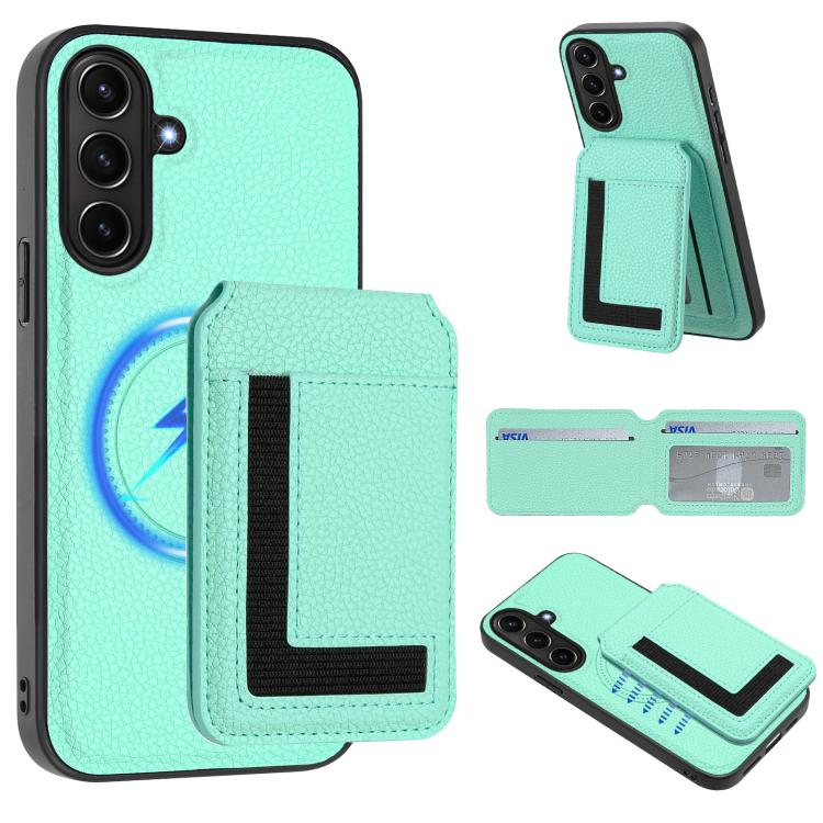For Samsung Galaxy A56 5G CX01 Detachable Magsafe Magnetic Card Bag Phone Case(Mint Green)
For Samsung Galaxy A56 5G CX01 Detachable Magsafe Magnetic Card Bag Phone Case(Mint Green)