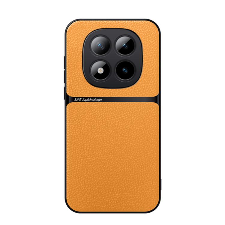 For Redmi Note 15 Pro+ 5G 163.3mm / Poco M8 Pro 5G Litchi Leather Magnetic Full Coverage Shockproof Phone Case(Yellow)
For Redmi Note 15 Pro+ 5G 163.3mm / Poco M8 Pro 5G Litchi Leather Magnetic Full Coverage Shockproof Phone Case(Yellow)