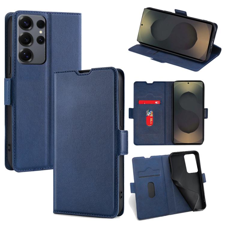 For Samsung Galaxy S25 Ultra 5G Ultra-thin Voltage Side Buckle Horizontal Flip Leather Phone Case(Blue)
For Samsung Galaxy S25 Ultra 5G Ultra-thin Voltage Side Buckle Horizontal Flip Leather Phone Case(Blue)
