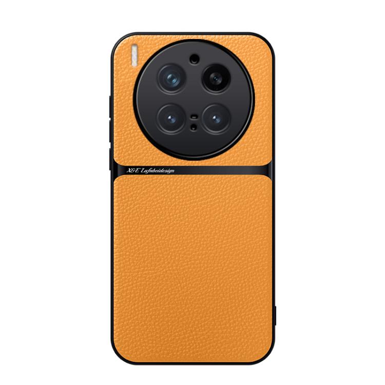 For vivo X300 Pro Litchi Leather Magnetic Full Coverage Shockproof Phone Case(Yellow)
For vivo X300 Pro Litchi Leather Magnetic Full Coverage Shockproof Phone Case(Yellow)