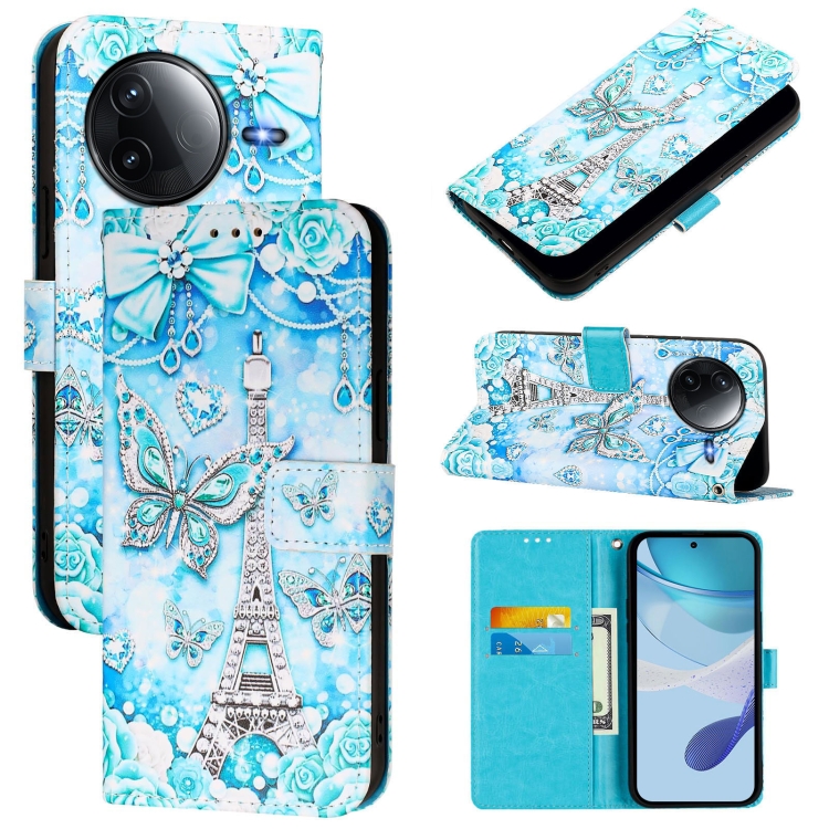For Redmi K80 / K80 Pro Colored Drawing Pattern Plain Weave Leather Phone Case(Tower Butterfly)
For Redmi K80 / K80 Pro Colored Drawing Pattern Plain Weave Leather Phone Case(Tower Butterfly)