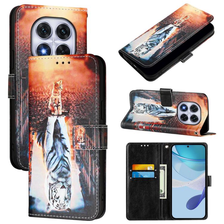 For Redmi Note 14 Pro 4G Colored Drawing Pattern Plain Weave Leather Phone Case(Cats And Tigers)
For Redmi Note 14 Pro 4G Colored Drawing Pattern Plain Weave Leather Phone Case(Cats And Tigers)